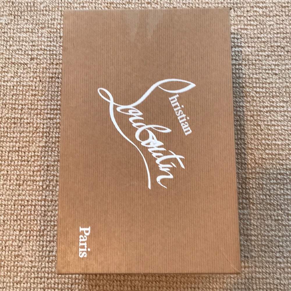 Christian Louboutin patent ankle strap heels